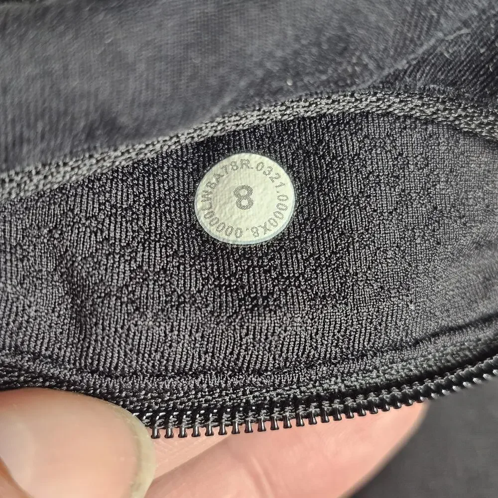 Lululemon Pace Rival Black Tennis Golf Pickleball Skort Skirt Size 8 Activewear - Picture 6 of 10